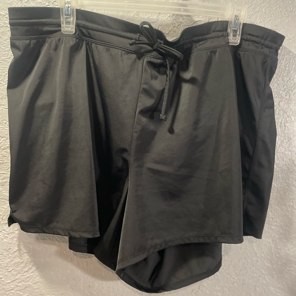 Black  Swim Shorts with bikini built in